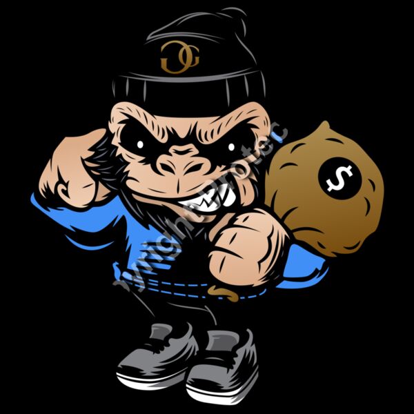 Blue Money Bag Gorilla Thumbnail